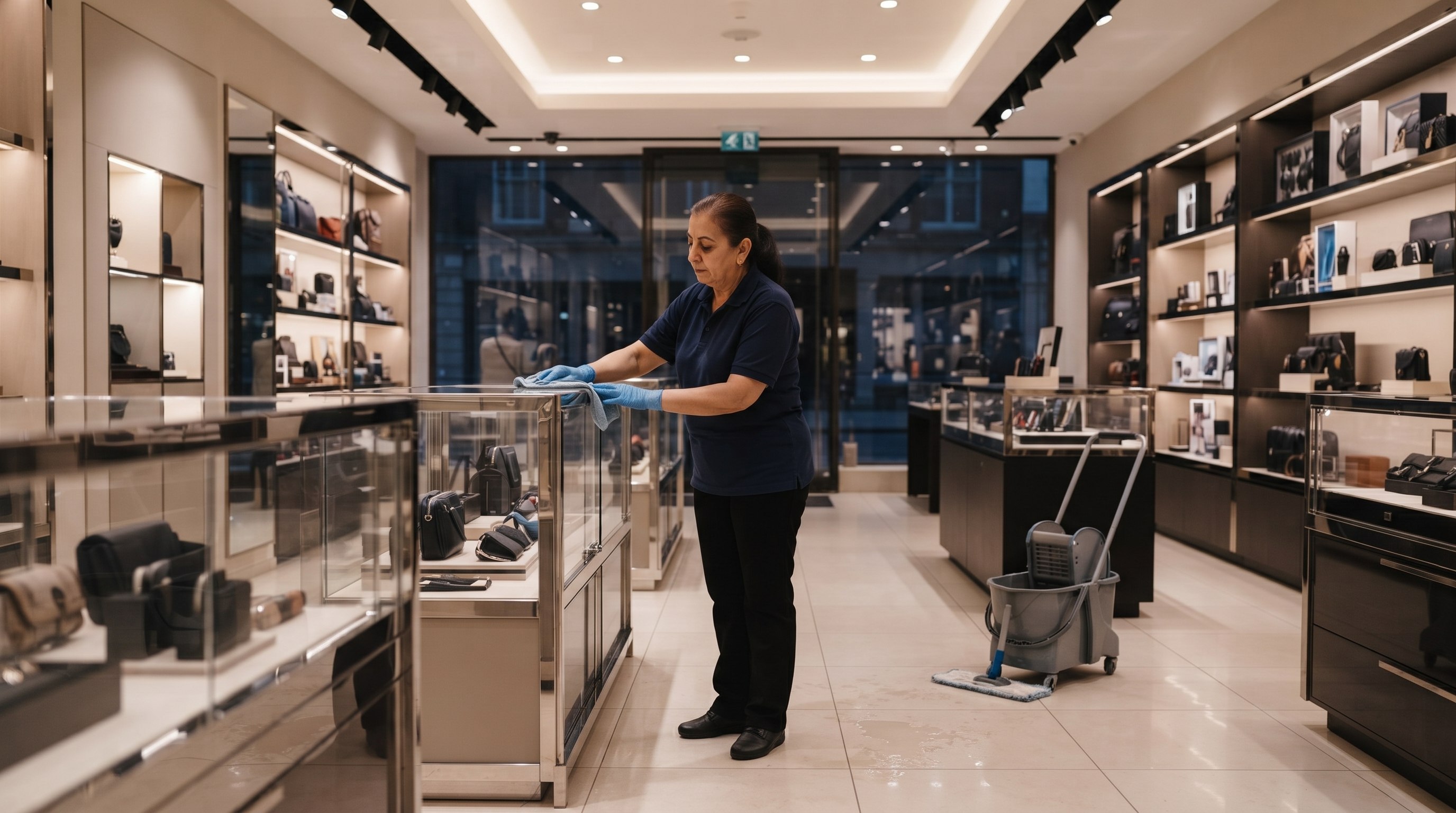 Retail store cleaning
