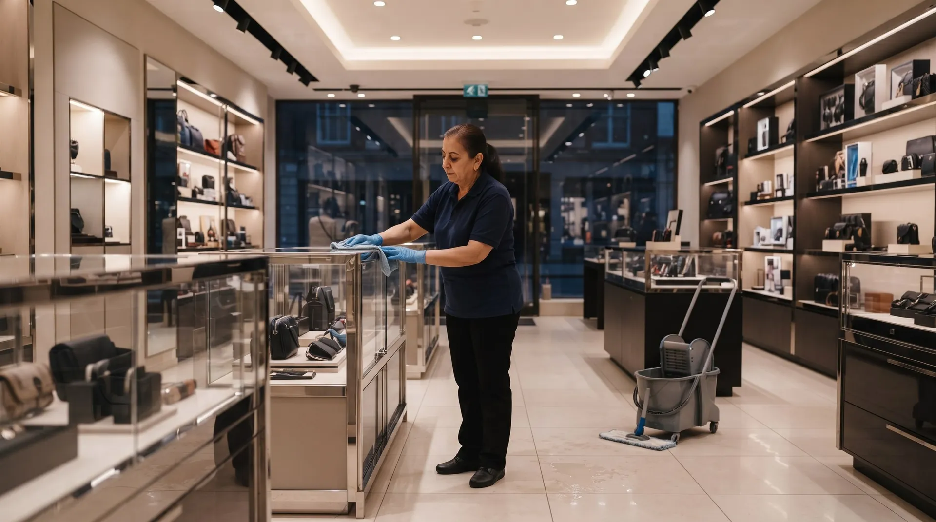Retail store cleaning
